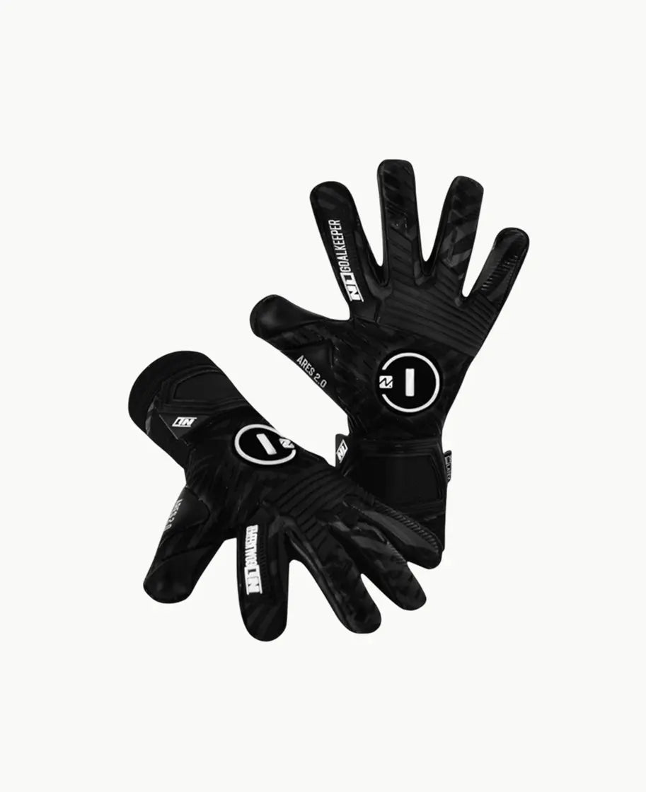 Goalkeeper Gloves Ares 2.0 All Black UGT+ II N1 Goalkeeper Gloves Australia