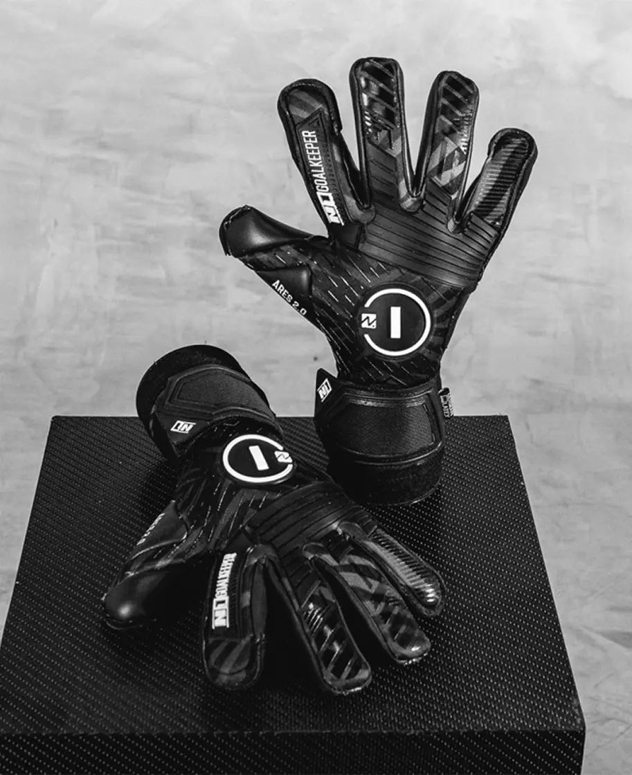 Goalkeeper Gloves Ares 2.0 All Black UGT+ II N1 Goalkeeper Gloves Australia