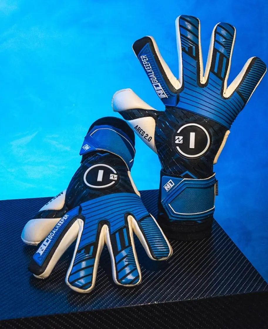 Goalkeeper Gloves Ares 2.0 Blue UGT+ II N1 Goalkeeper Gloves Australia