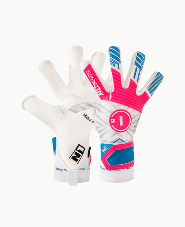 Goalkeeper Gloves Ares 2.0 Blue Pink UGT+ II