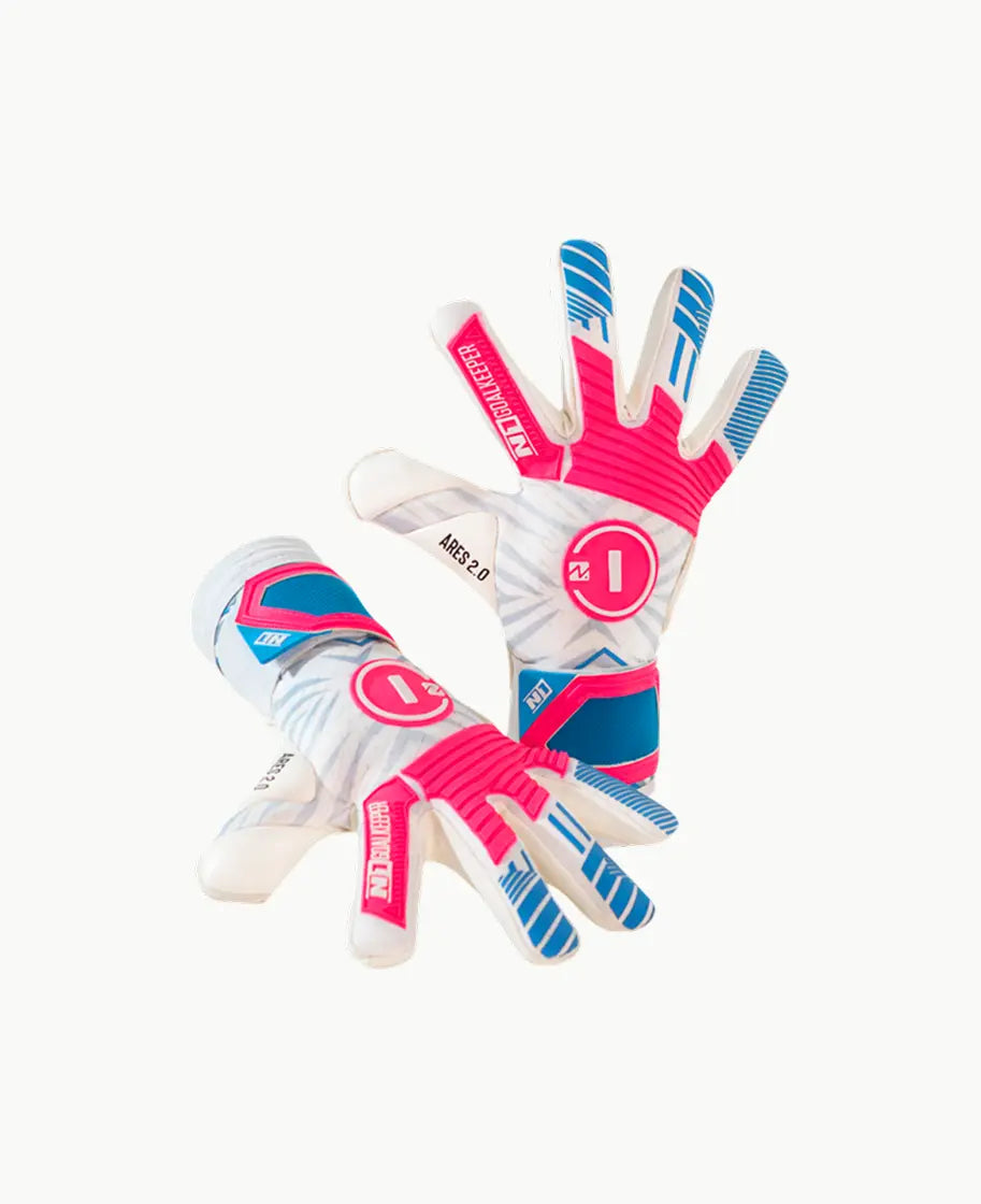 Goalkeeper Gloves Ares 2.0 Blue Pink UGT+ II N1 Goalkeeper Gloves Australia