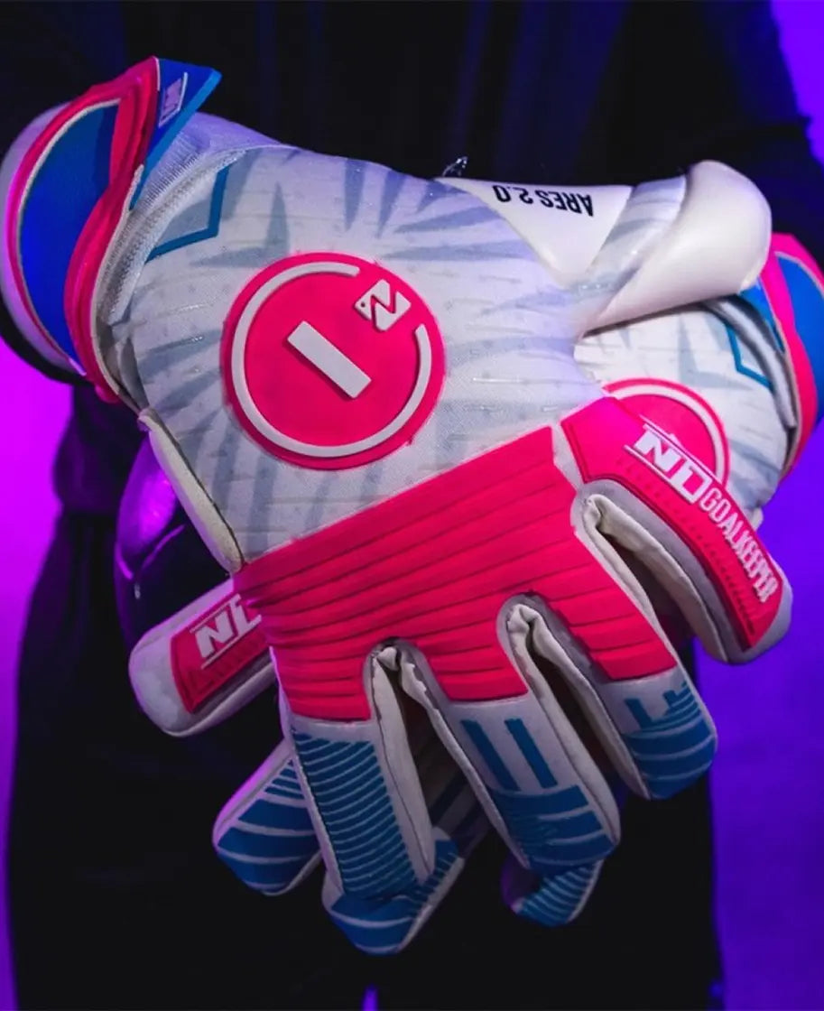 Goalkeeper Gloves Ares 2.0 Blue Pink UGT+ II N1 Goalkeeper Gloves Australia