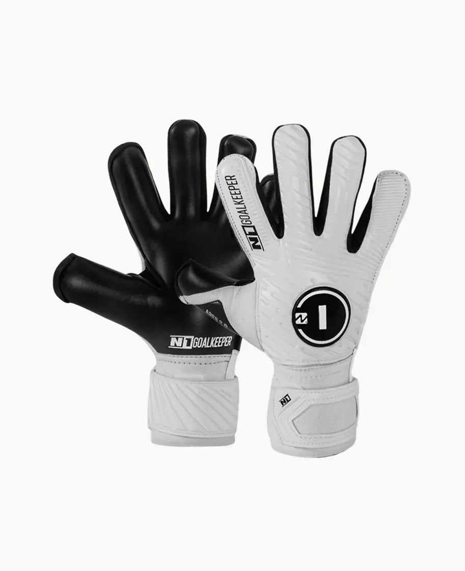 Goalkeeper Gloves Ares 2.0 Kids White N1 Goalkeeper Gloves Australia
