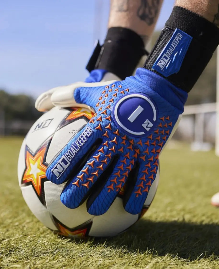 Goalkeeper Gloves Scorpius 2.0 Blue Orange UGT+ II N1 Goalkeeper Gloves Australia
