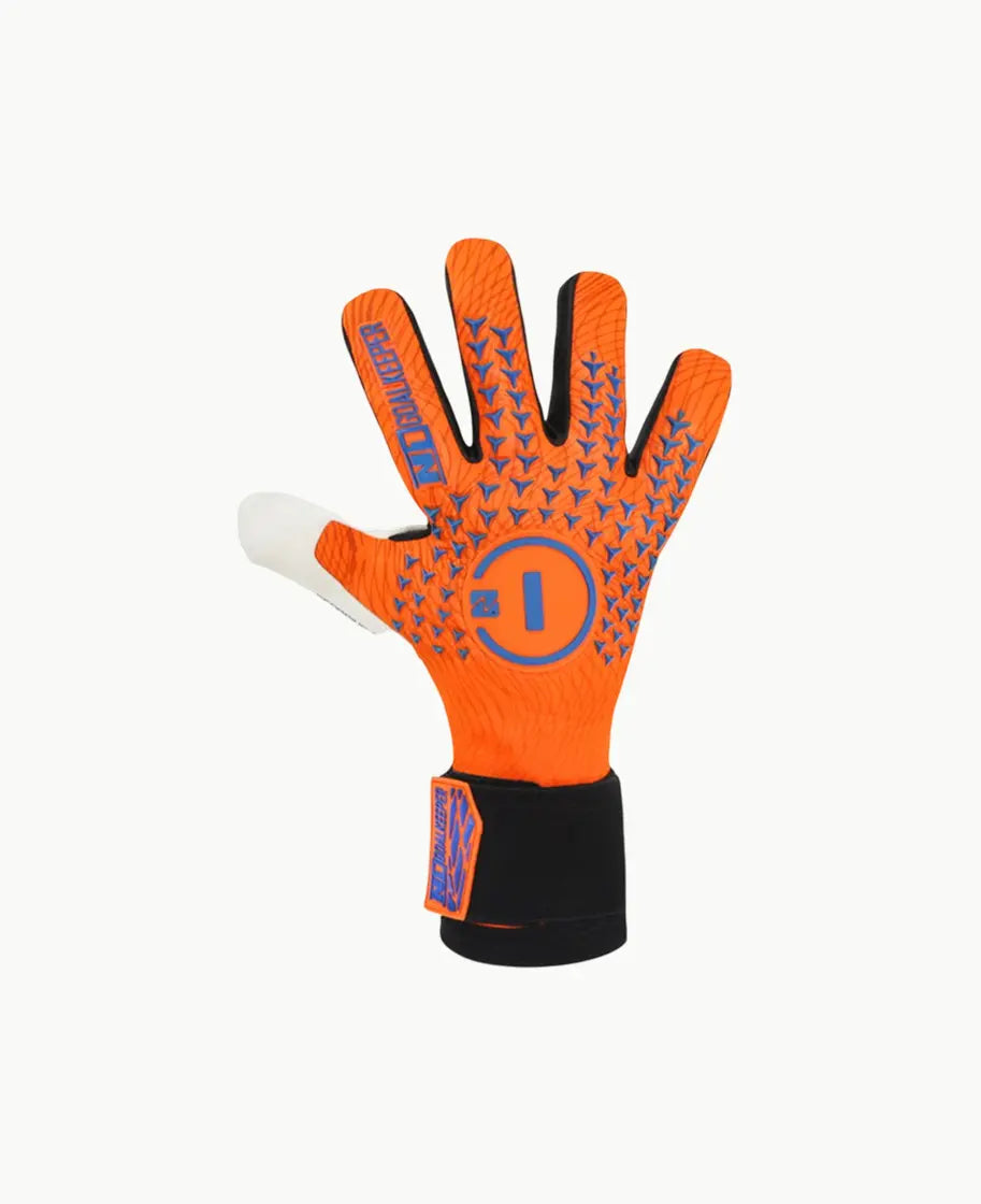 Goalkeeper Gloves Scorpius 2.0 Orange Blue UGT+ II N1 Goalkeeper Gloves Australia