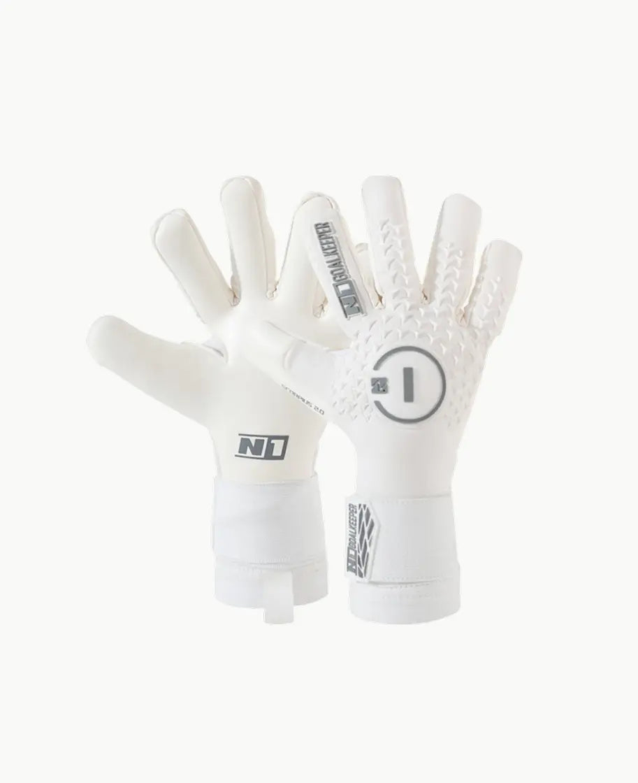 Goalkeeper Gloves Scorpius 2.0 All White UGT+ II N1 Goalkeeper Gloves Australia