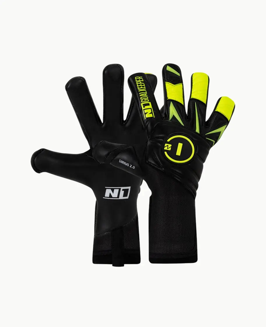 Goalkeeper Gloves Sirius 2.0 Black Neon UGT+ II N1 Goalkeeper Gloves Australia