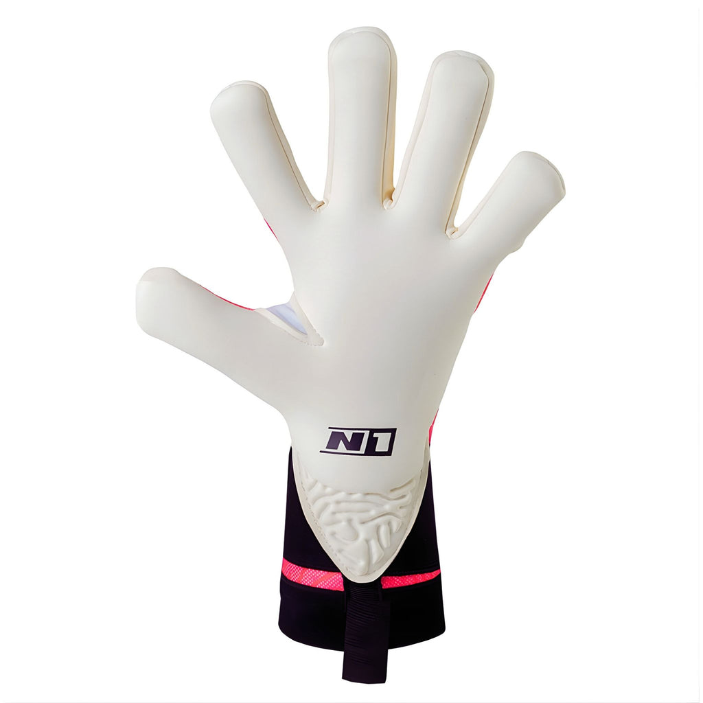 N1 Zeus 2.0 Storm Palm view showing 4mm UGT+ II German Pro Latex for maximum grip in all weather conditions.