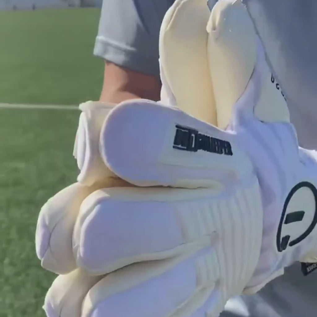 N1 Ares 2.0 professional goalkeeper gloves featuring the thermoregulating Breathprene body, Injected Gel punch zone, and elite UGT+ II German latex for superior grip in all weather conditions.